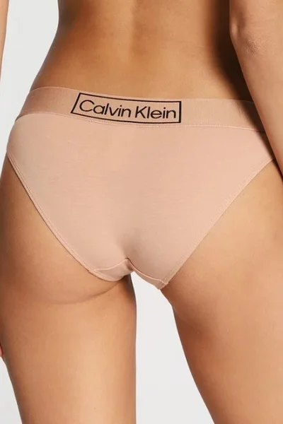 Dámské kalhotky Heritage - F1Y4ZD TRK béžová - Calvin Klein