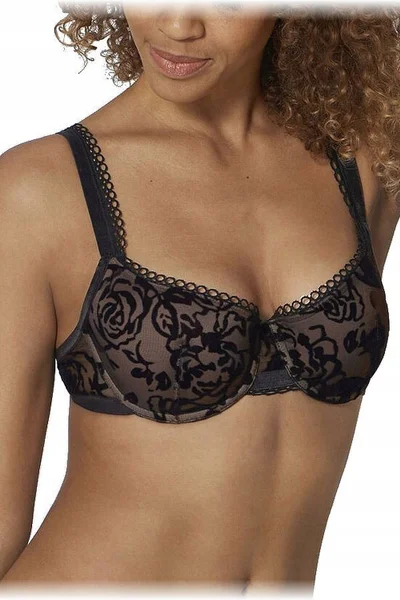 Triumph Push-up Podprsenka Velvet Rose Spotlight Černá