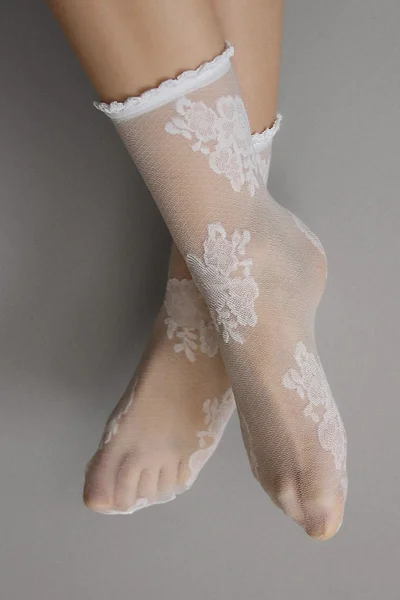 Veneziana Elegantní Vzorované Dámské Ponožky