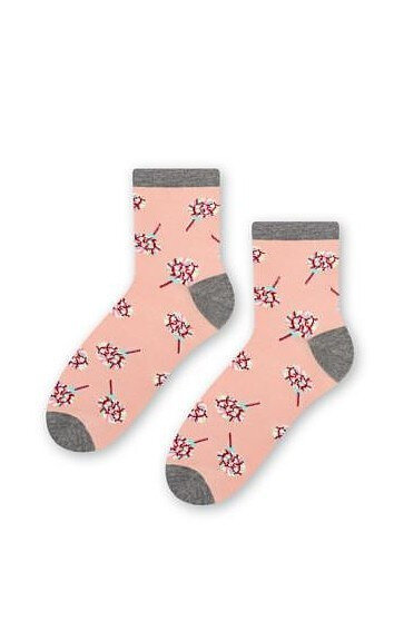 Dámské ponožky Steven 5AKTZ Vybrané vzory, světle růžová 38-40 i384_47590256