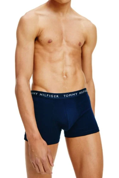 Mužská sada 3 boxerky Tommy Hilfiger bavlněného spodního prádla