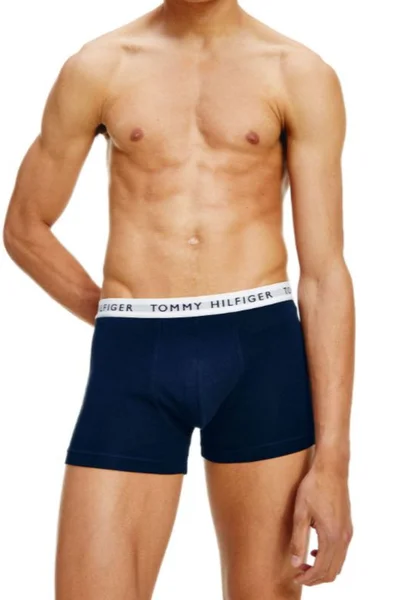 Mužská sada 3 boxerky Tommy Hilfiger bavlněného spodního prádla