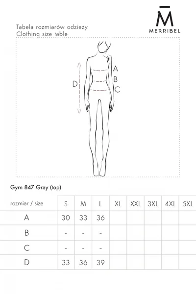 Sada GYM 7G854 Grey - Merribel