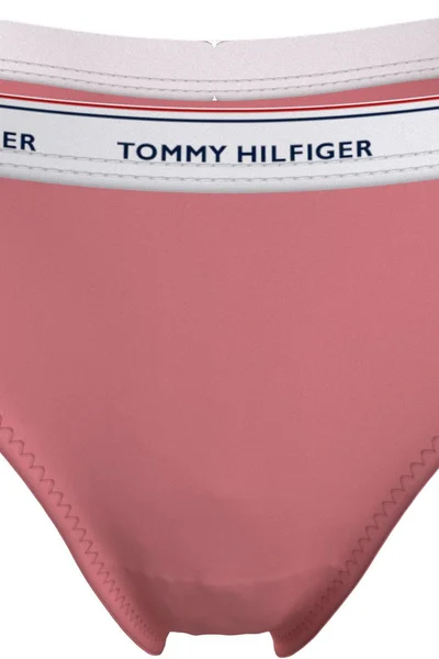 Růžovo-zelené tanga  Tommy Hilfiger (3 ks)