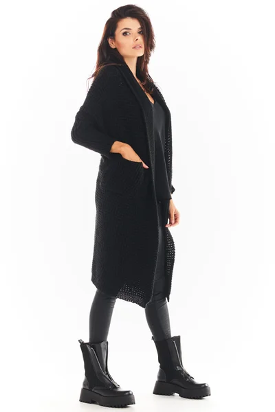 Černý dámský svetr - Elegantní Awama