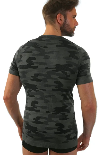 Pánské Funkční Tričko Sesto Senso Camouflage Graphite