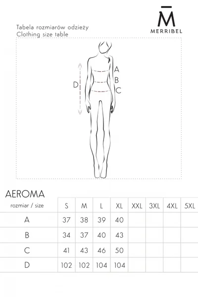 Dámské aeroma Černé šaty - Merribel