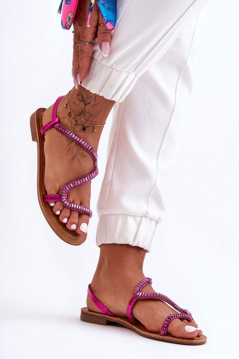 Letní dámské sandály s ozdobami - Pohodlný kousek pro každou ženu, 38 i240_183434_2:38