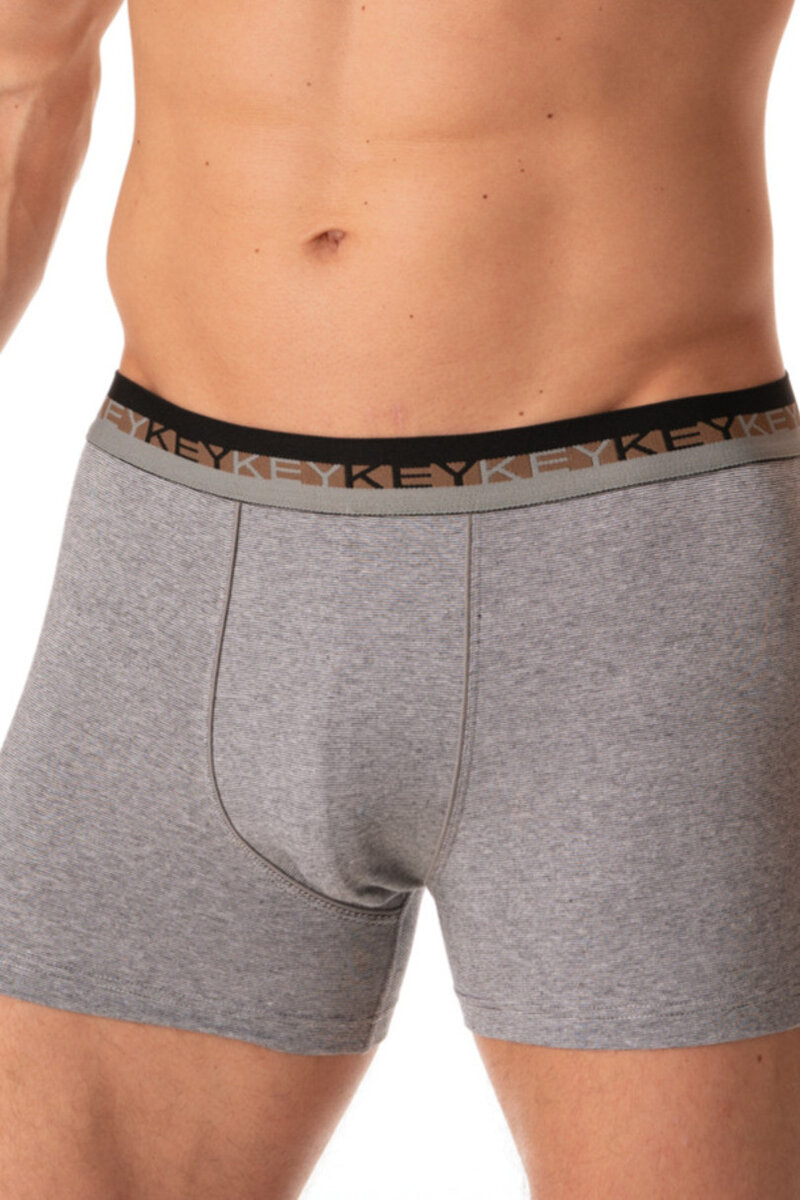 Komfortní boxerky pro muže Key Flex, šedá M i170_MXH 188 B23 SZ M