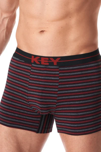 Pruhované boxerky pro muže Key