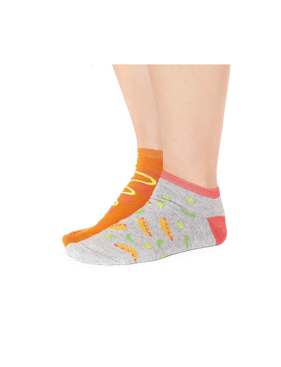 Nepárové pánské ponožky Soxo Good Stuff, šedá hořčice 40-45 i384_82953521