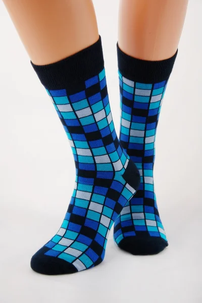 Pánské bambusové ponožky Regina Navy-Růžové vzory Regina Socks