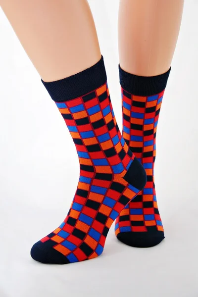 Pánské bambusové ponožky Regina Navy-Růžové vzory Regina Socks