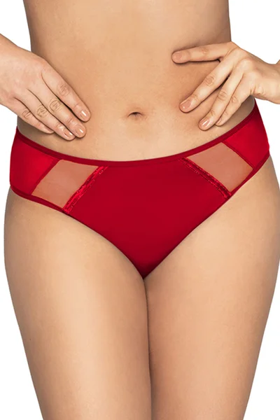 Dámské kalhotky O529 Novato Lux červená - Ava