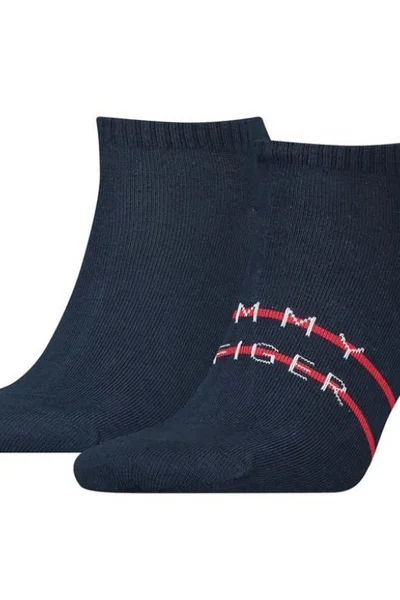 Unisex ponožky Sneaker Th Stripe S95U7 - Tommy Hilfiger