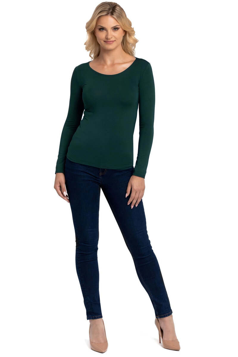 Zelené dámské tričko Manati s dlouhými rukávy - Babell, Zelená XL i41_9999933197_2:zelená_3:XL_