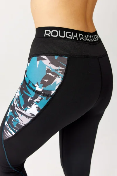 Rough Radical Dámské Termoprádlo Power Black/Turquoise