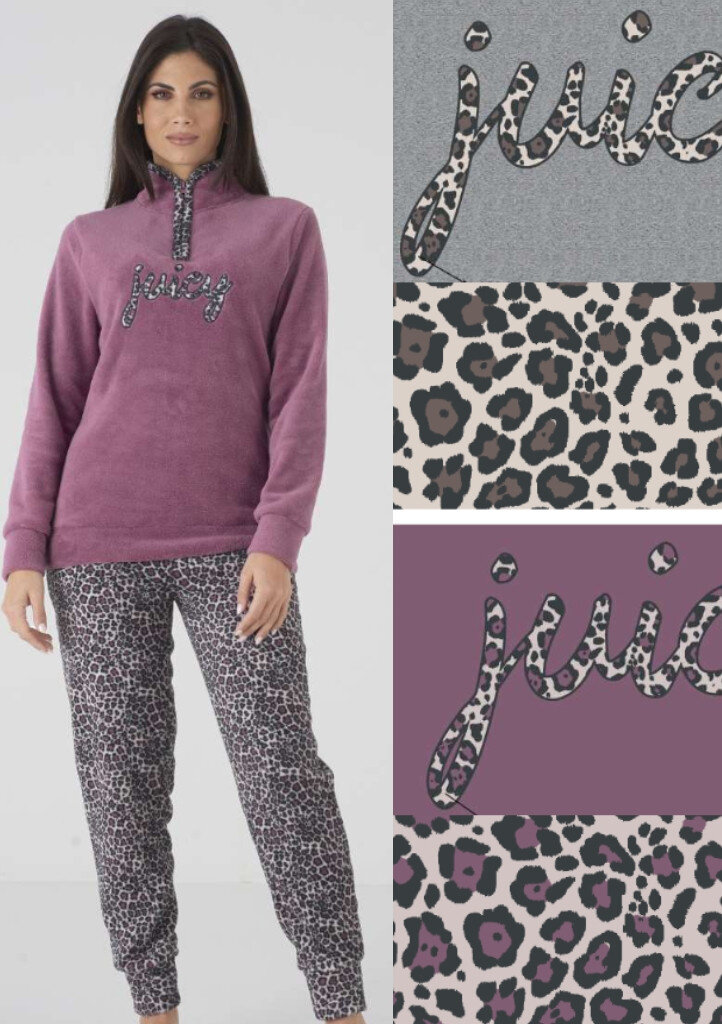 Jemné pyžamo pro ženy Karelpiu Comfort, Purple L i321_77992-450965