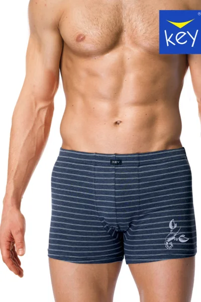 Boxerky Key Comfort Flex z bavlny