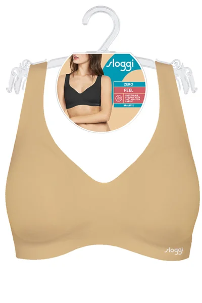 Podprsenka pro ženy ZERO Feel Bralette cognac - Sloggi