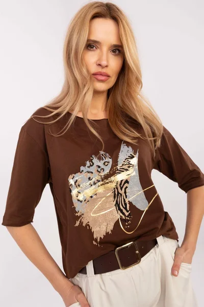Dámská halenka s motivem zvířat - Factory Price