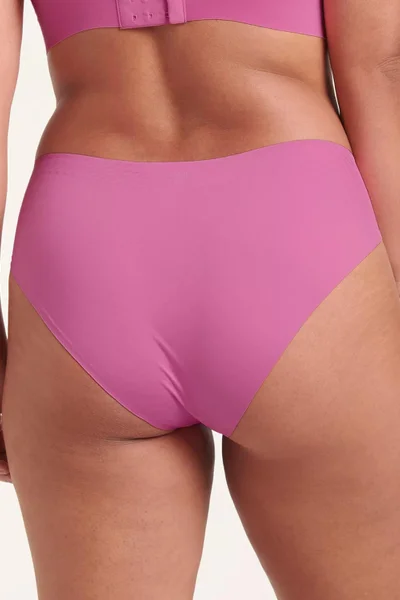 Bezešvé dámské kalhotky s aktivní podporou - FLASH PINK