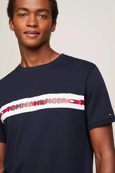 Mužské tričko s logem - Ekologická kolekce Tommy Hilfiger