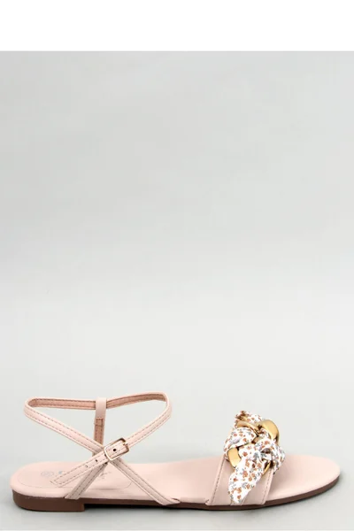 Řetízkové dámské sandály s šátkem Inello