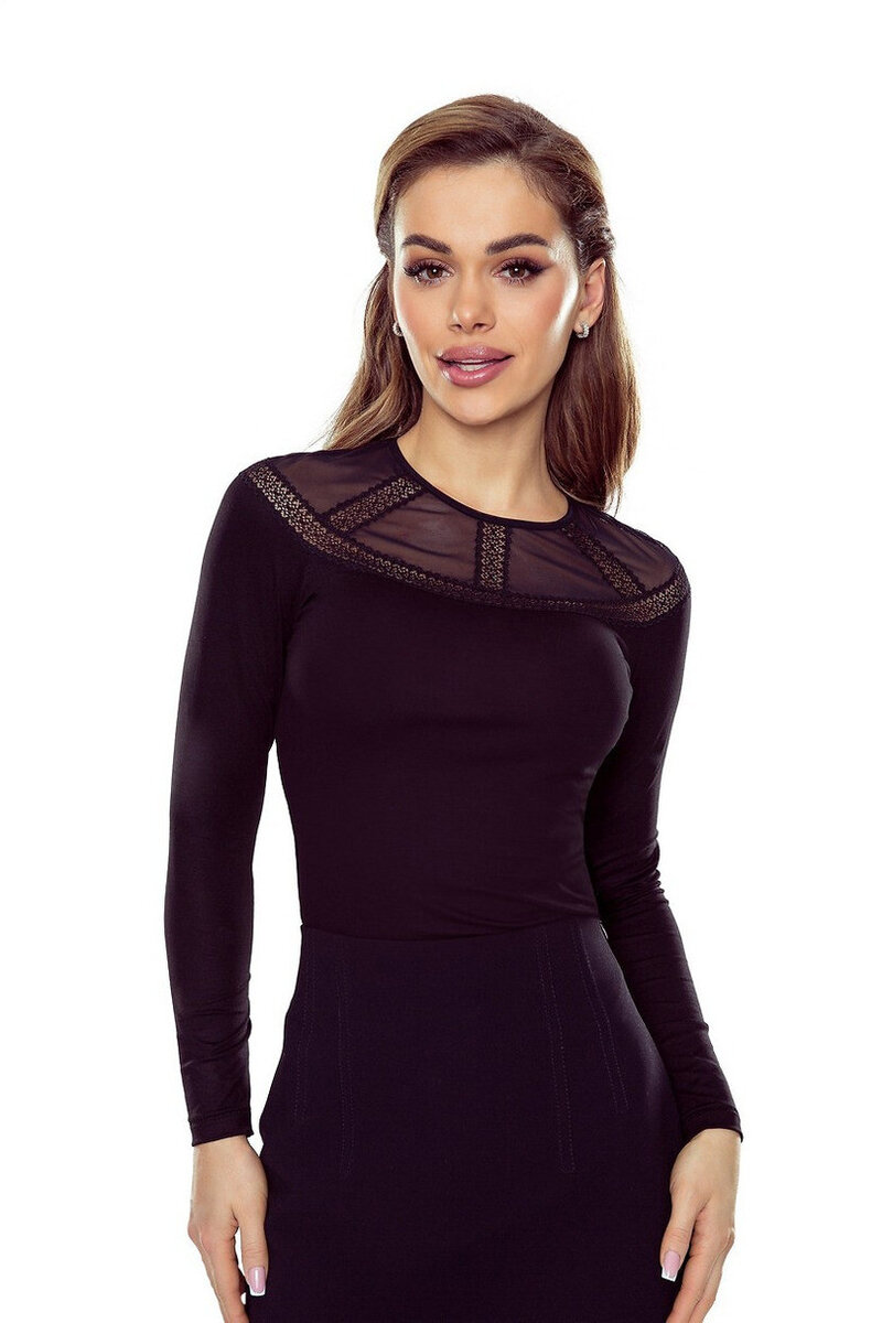 Elegantní dámská halenka Eldar Prunella, BLACK 2XL i170_W-E-RTP-BL-PRUNE-CZAR-0005