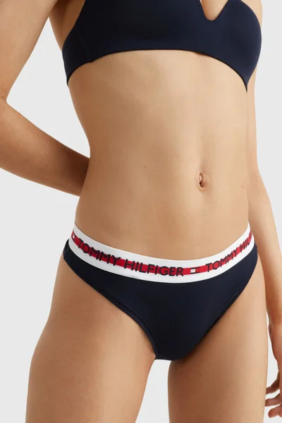 Bezševé dámské tanga - Tommy Hilfiger