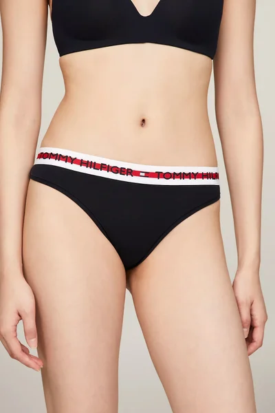 Bezševé dámské tanga - Tommy Hilfiger