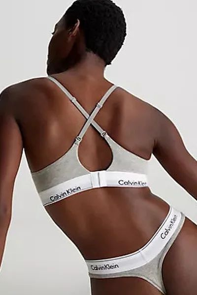 Výstřihová podprsenka Calvin Klein Plunge Push Up