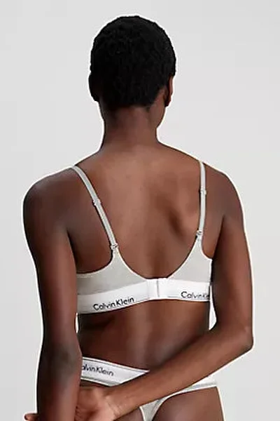 Výstřihová podprsenka Calvin Klein Plunge Push Up