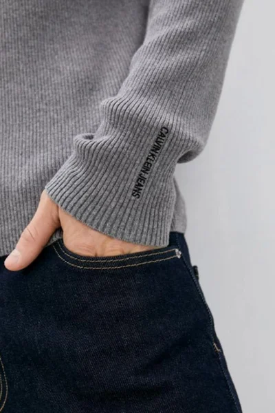 Šedý pánský svetr Calvin Klein Jeans