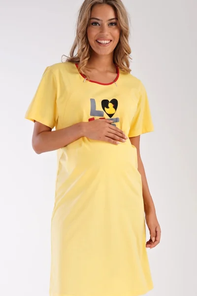Košile pro těhotné a kojící s motivem kačenky Vienetta