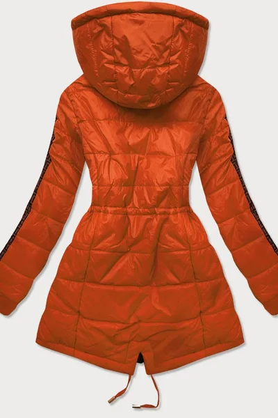 Oranžová oboustranná bunda pro ženy C4M9 MHM