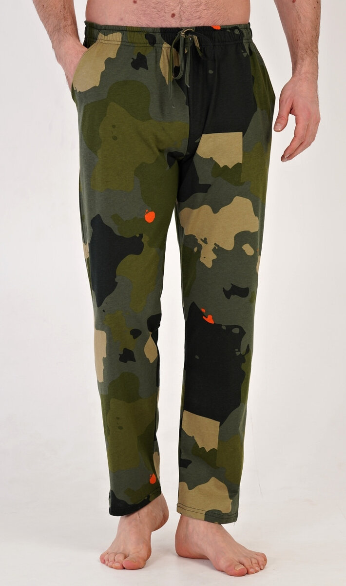 Army Style Pánské Pyžamové Kalhoty Marek od Gazzaz, khaki 1XL i232_9189_55455957:khaki 1XL
