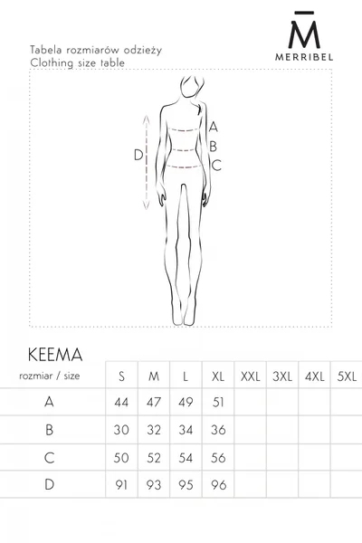 Dámské keema Béžové šaty - Merribel