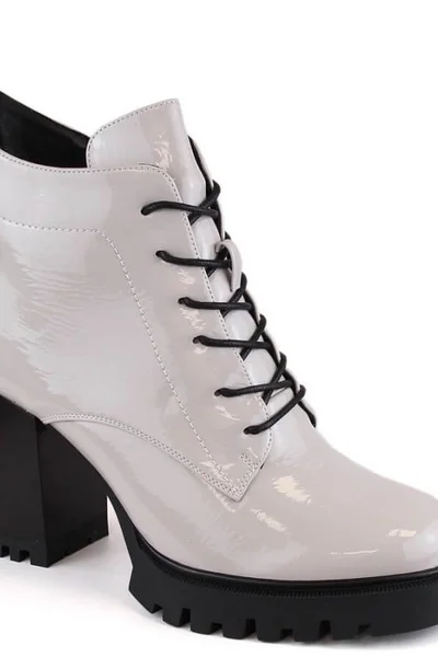 Zimní dámské boty na podpatku S.Barski Premium Collection