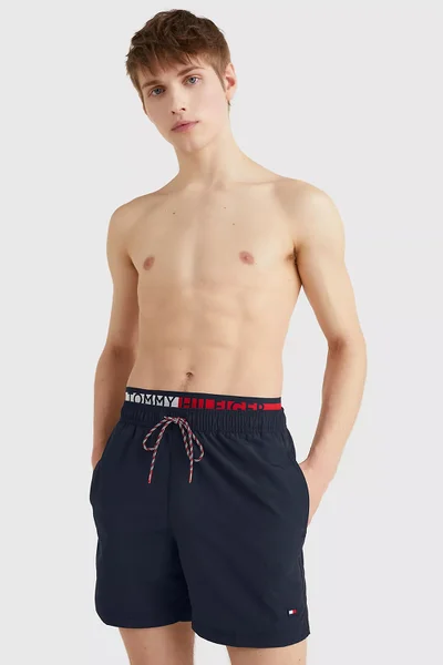 Mužské plavkové kraťasy SF MEDIUM DRAWSTRING - Tommy Hilfiger