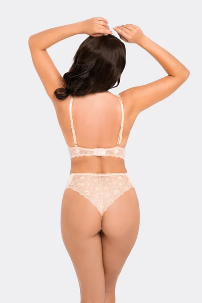 Brasil Beige Lace Kalhotky - Babell