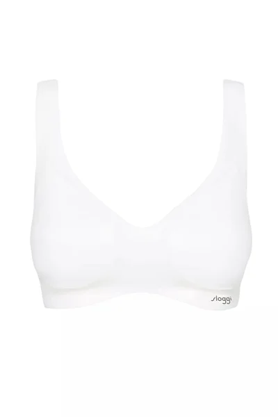 Bezešvá podprsenka Sloggi ZERO Feel Bralette - bílá