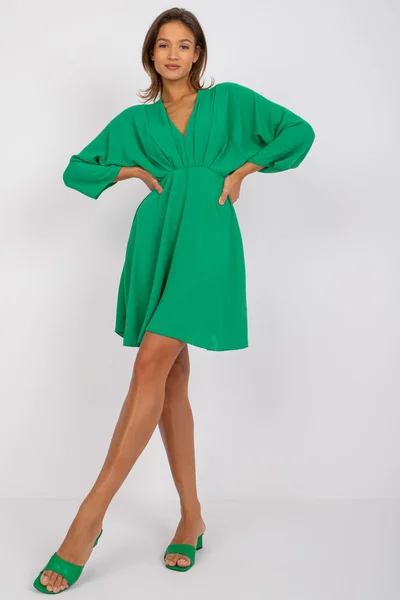Dámská šaty DHJ SK Y1Q719 zelených FPrice