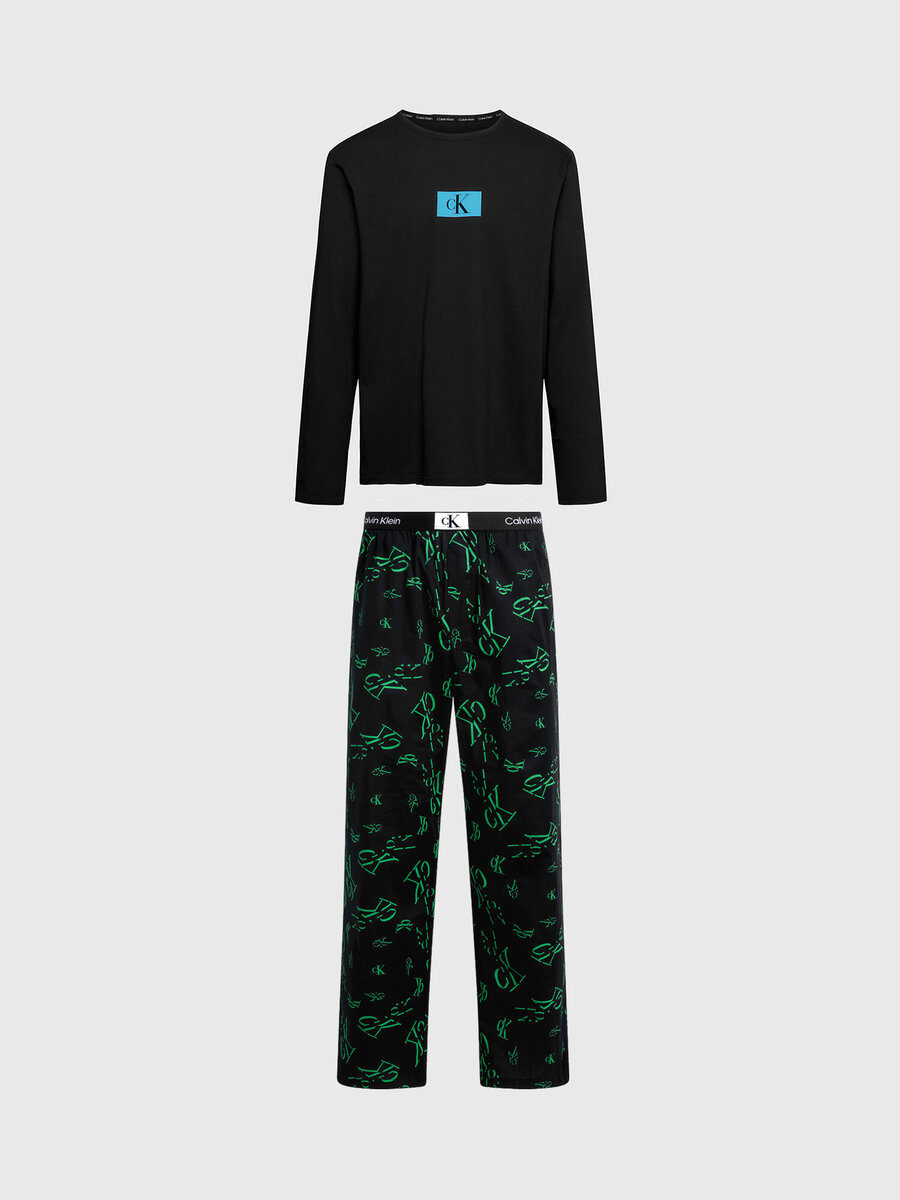 Monogramové pyžamo Calvin Klein pro muže, L i10_P66515_2:90_