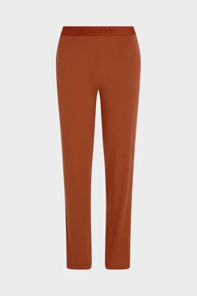Karamelové pyžamo pro ženyvé kalhoty Calvin Klein