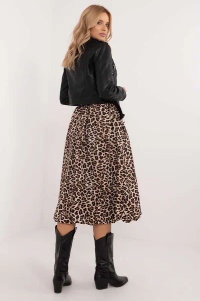 Dámská midi sukně Leopard Elegance by ITALY MODA