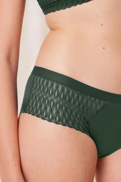 Dámské maxi kalhotky Aura Green s krajkou - Triumph