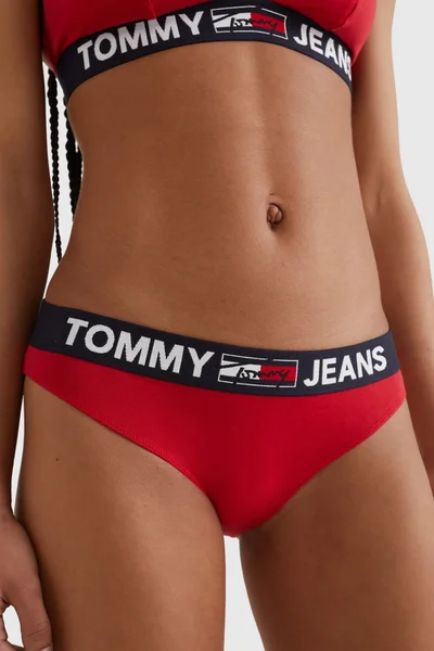 Sportovní kontrastní kalhotky Tommy Hilfiger