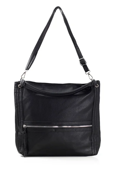 Černá dámská nákupní taška s nastavitelným popruhem