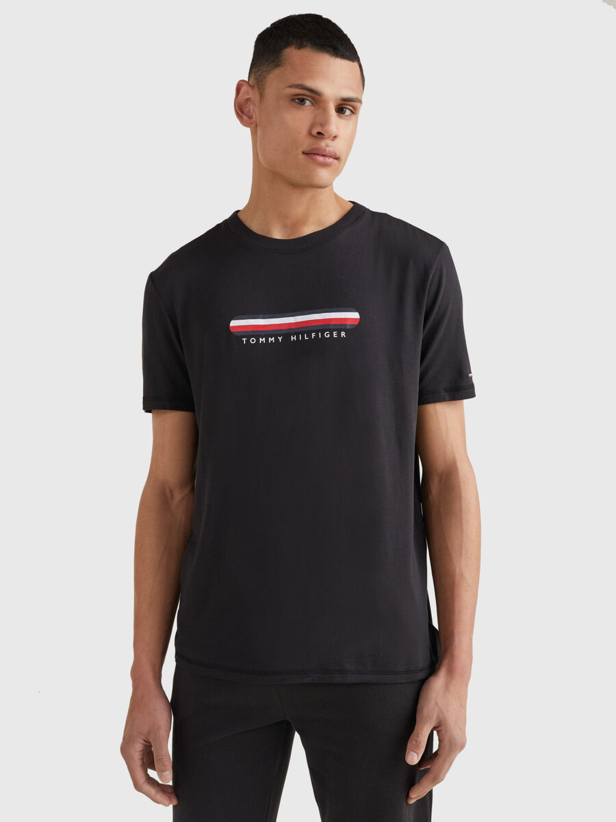 Mořské tričko s logem - SeaCell™ Černé tričko Tommy Hilfiger, XL i652_UM0UM02348BDS004